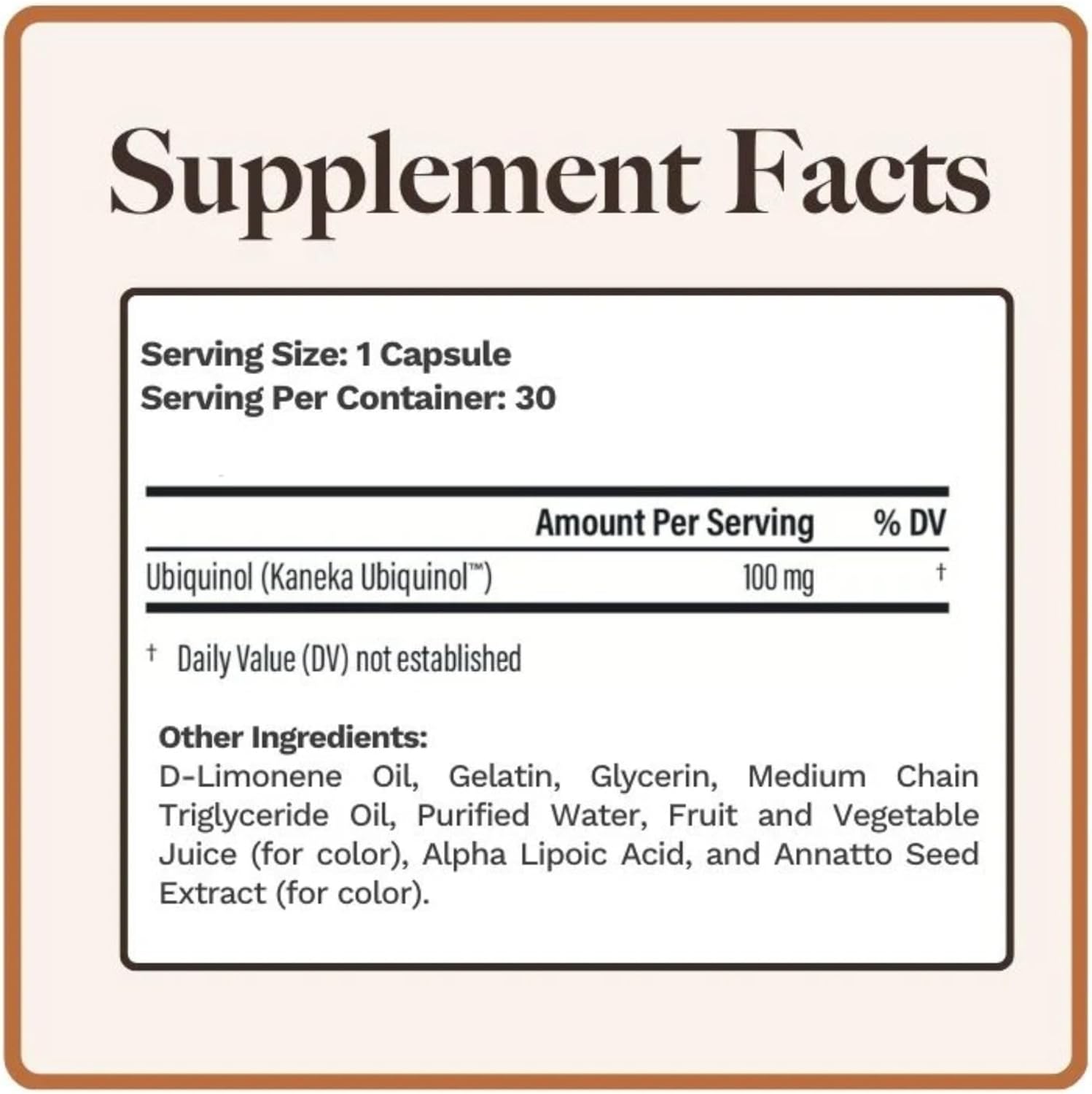 Utzy Naturals Ubiquinol | 100Mg | High Absorption Patented Coq-10 (Kaneka®) | Heart Health & Energy Support | Made In Usa | 30 Softgels : Health & Household