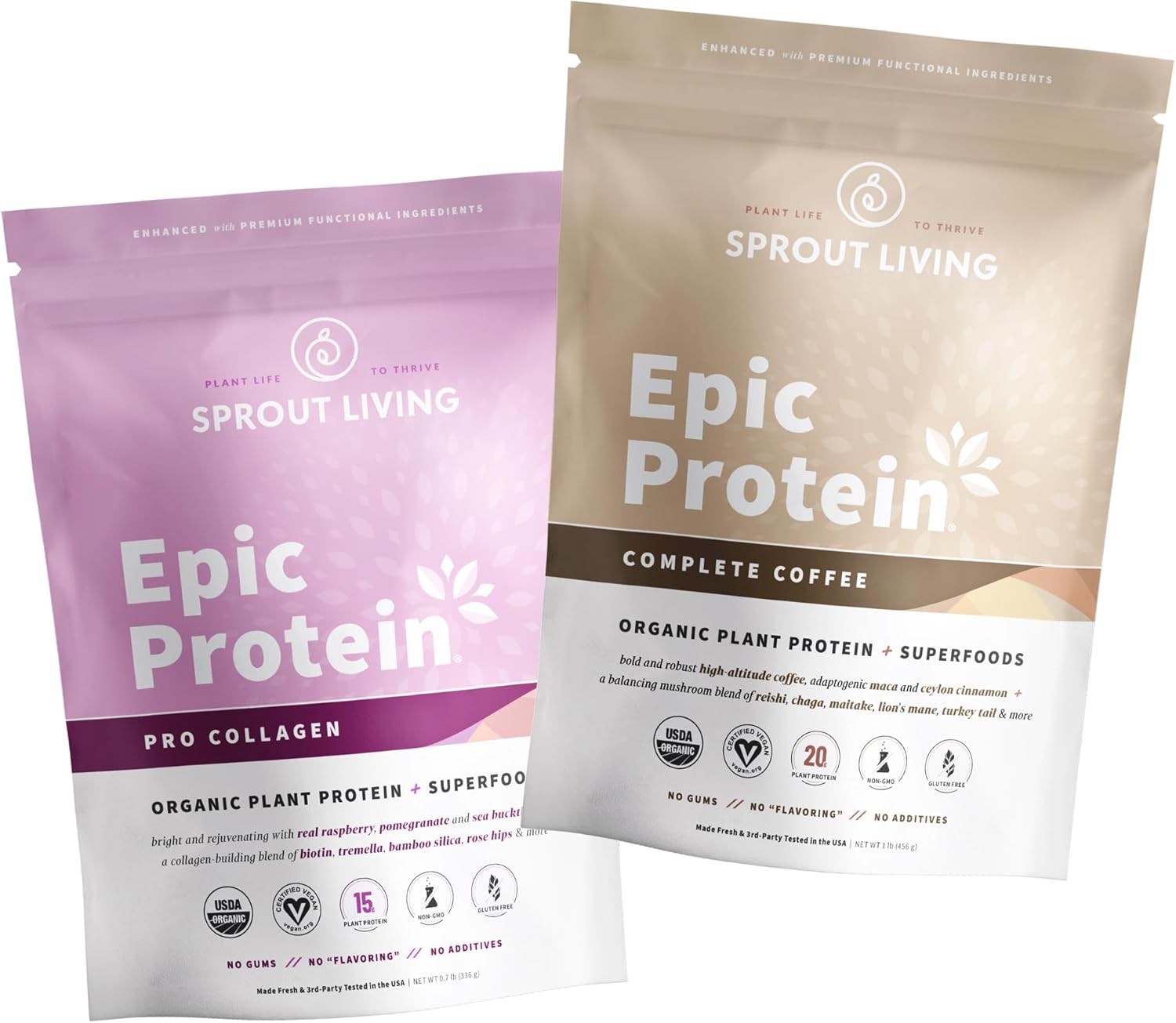 Epic Protein Complete Coffee + Pro Collagen, 12 Serving Pouches