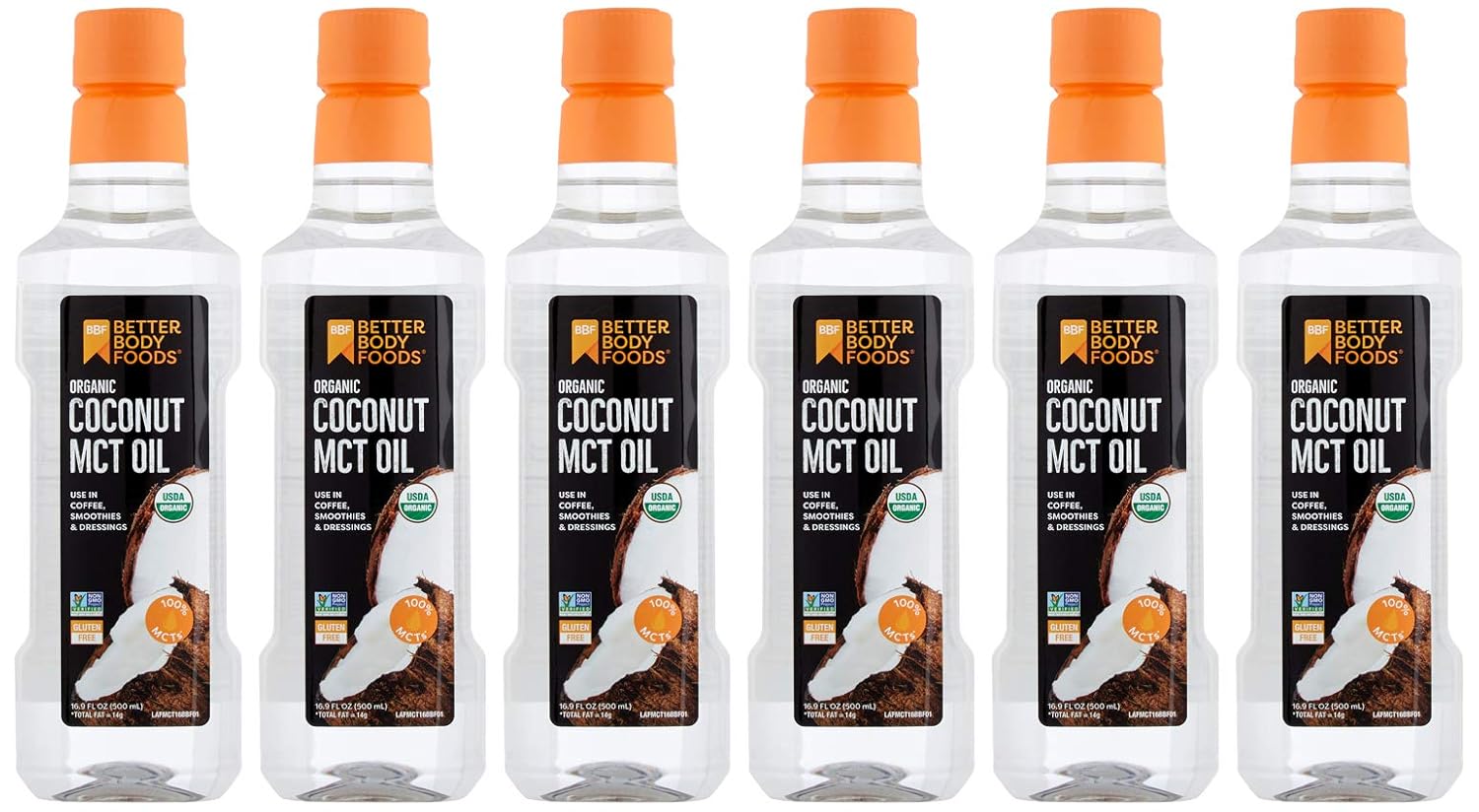 Betterbody Foods Coconut Mct Oil, 6 Count