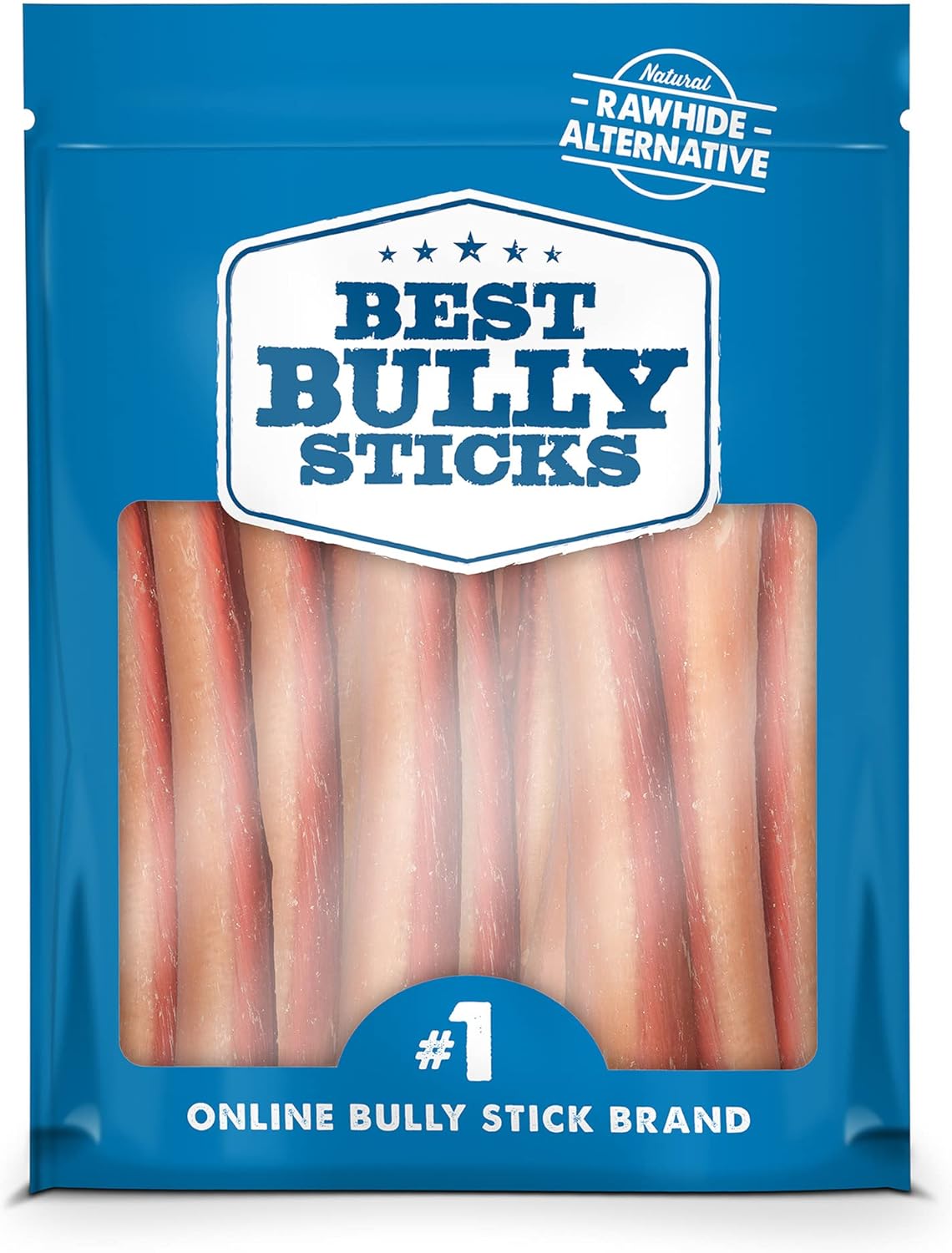 Best Bully Sticks 12 Inch Jumbo Bully Sticks For Large Dogs - 100% Natural, Grass-Fed Beef - Single Ingredient Grain And Rawhide Free Bully Stick Dog Chews | 25 Pack