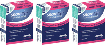Snoreeze Anti-Snoring Nasal Spray - Hydrating Spray For Blocked Nose & Congestion Relief - Use With Mobile App To Stop Snoring - 10Ml Each - 75 Nights Use