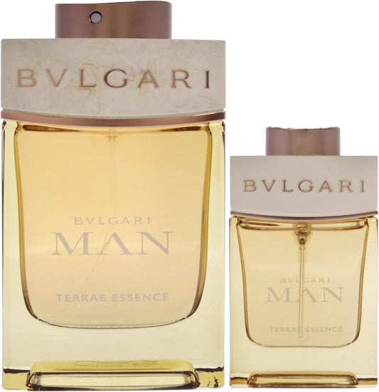 Bvlgari Man Terrae Essence By Bvlgari For Men - 2 Pc Gift Set 3.4Oz Edp Spray, 0.5Oz Edp Spray