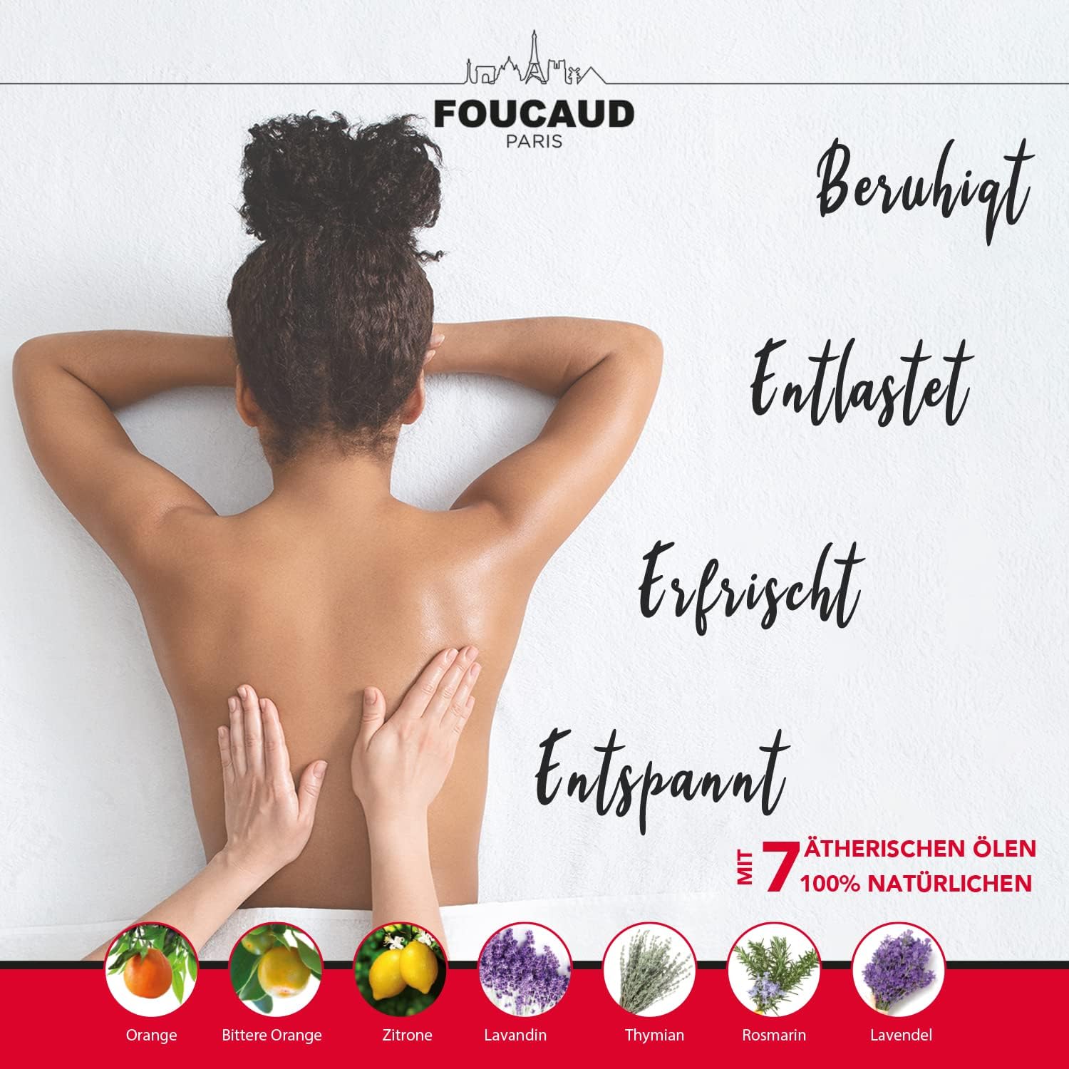 Foucaud Revitalising Massage Oil - A Revitalising Massage - 200 Ml