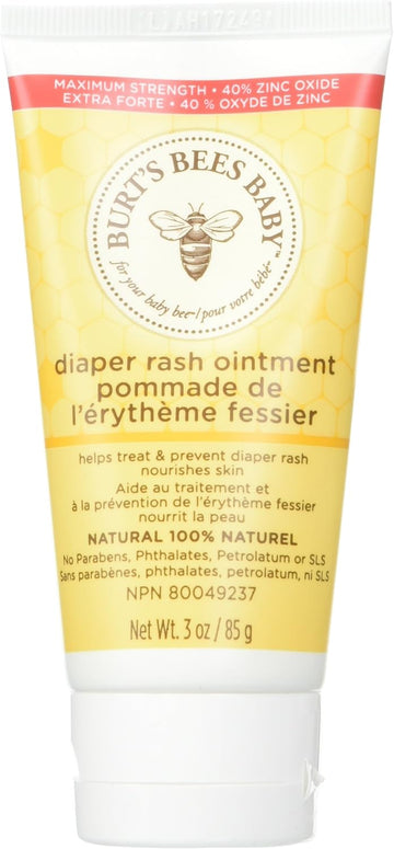 Burt'S Bees Baby Diaper Rash Ointment 3 Oz (Pack Of 3)