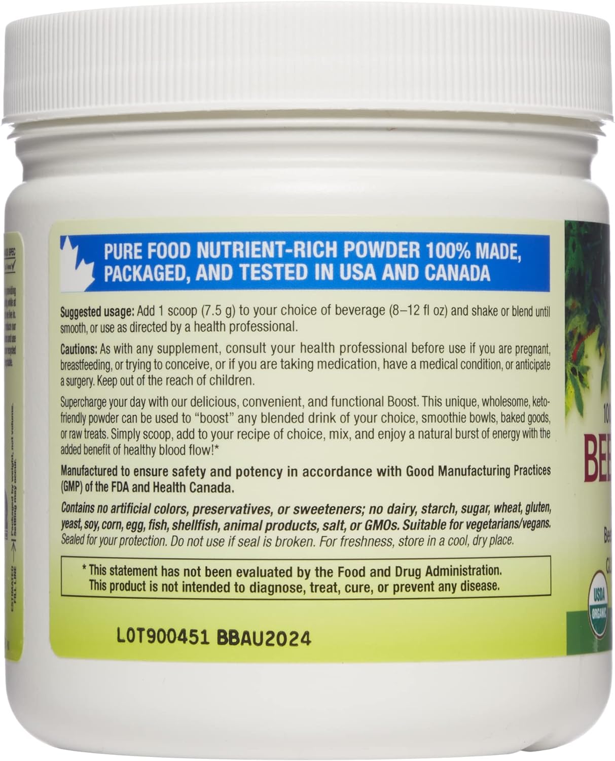 Whole Earth & Sea from Natural Factors, Beets & Berries Antioxidant Boost with Beets, Acai & More, 6.6 oz Powder : Health & Household