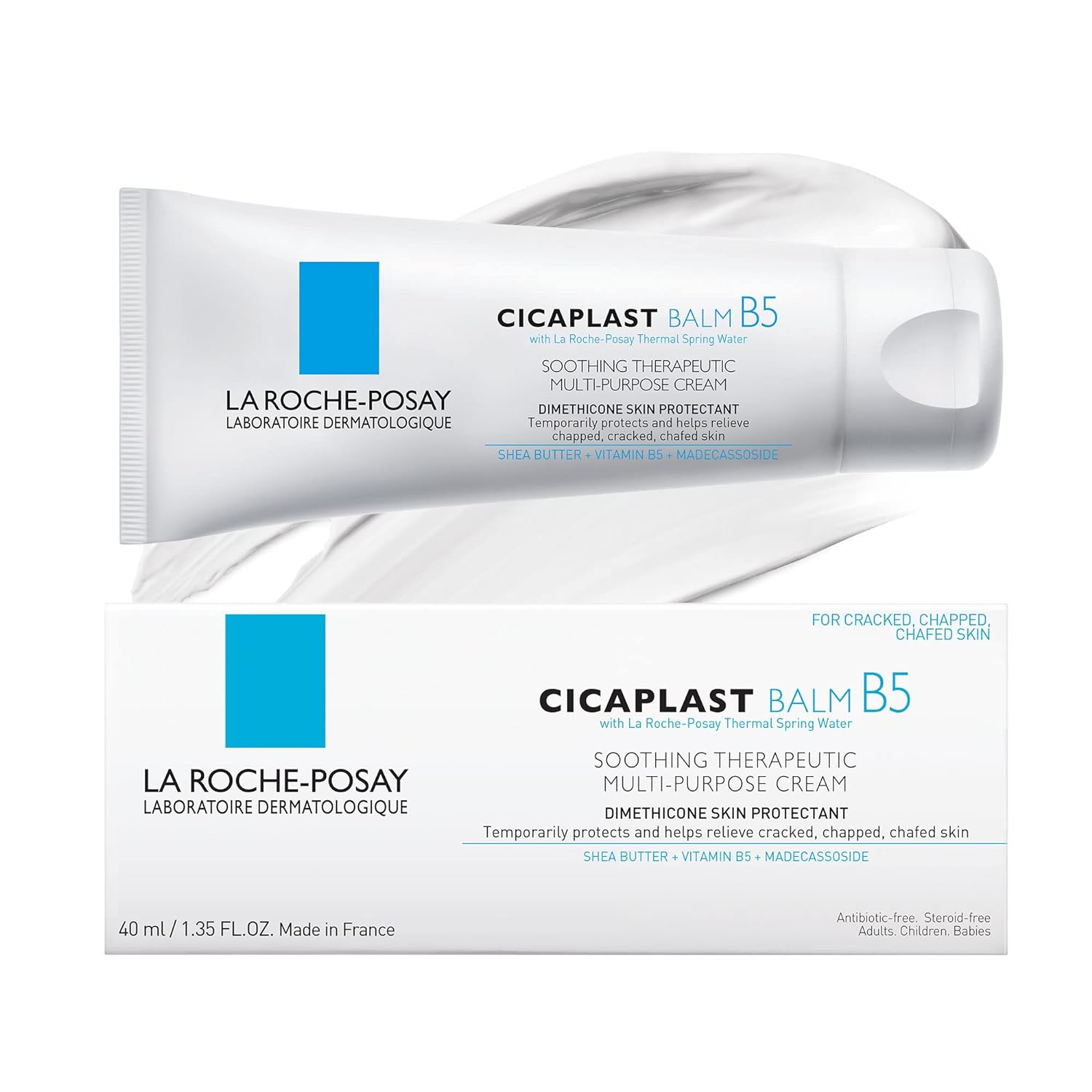 La Roche-Posay Cicaplast Balm B5,Healing Ointment And Soothing Therapeutic Multi Purpose Cream For Dry & Irritated Skin & Post Treatment Skin Protectant With Spf | Multi-Purpose Cream For Dry Skin