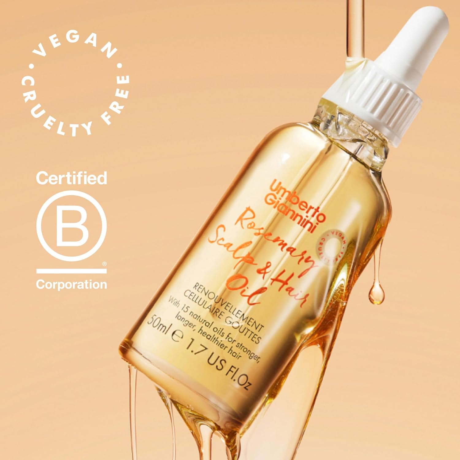 Umberto Giannini Rosemary Oil Treatment for Scalp and Hair 50ml - Vegan & Cruelty Free : Amazon.co.uk: Beauty