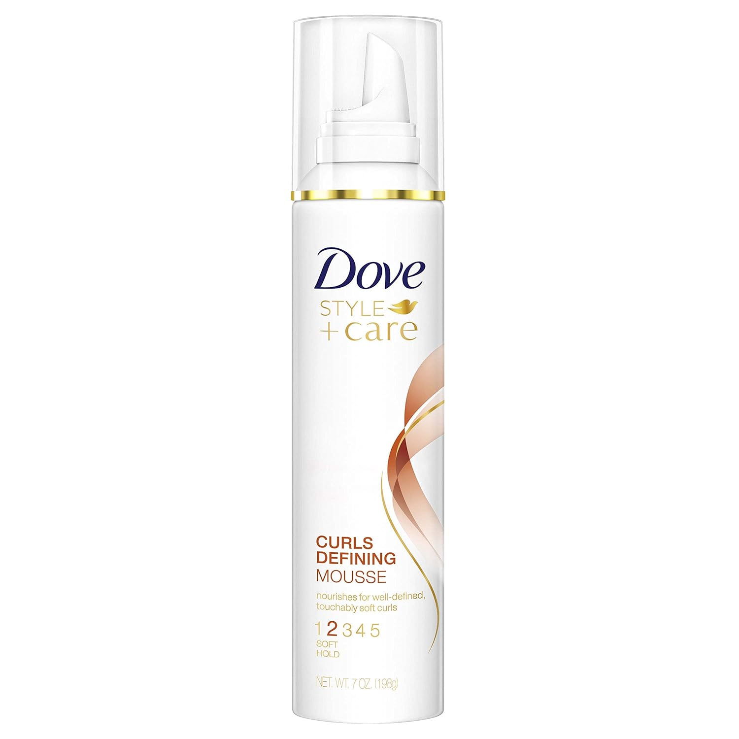 Dove Style+Care Curls Defining Mousse, Soft Hold 7 Oz