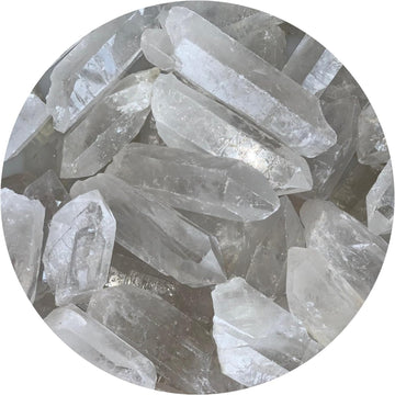 Wholesale Clear Quartz Points, Natural Clear Quartz Points, Clear Quartz Points Healing Crystals (Clear Quartz Points, 3 Pound)