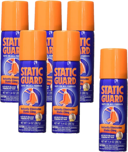 Static Guard 1.4 Ounce Travel Size - Pack of 6 : Health & Household