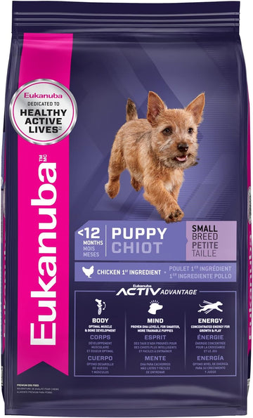 Eukanuba Puppy Small Breed Dry Dog Food, 4.5 lb. bag