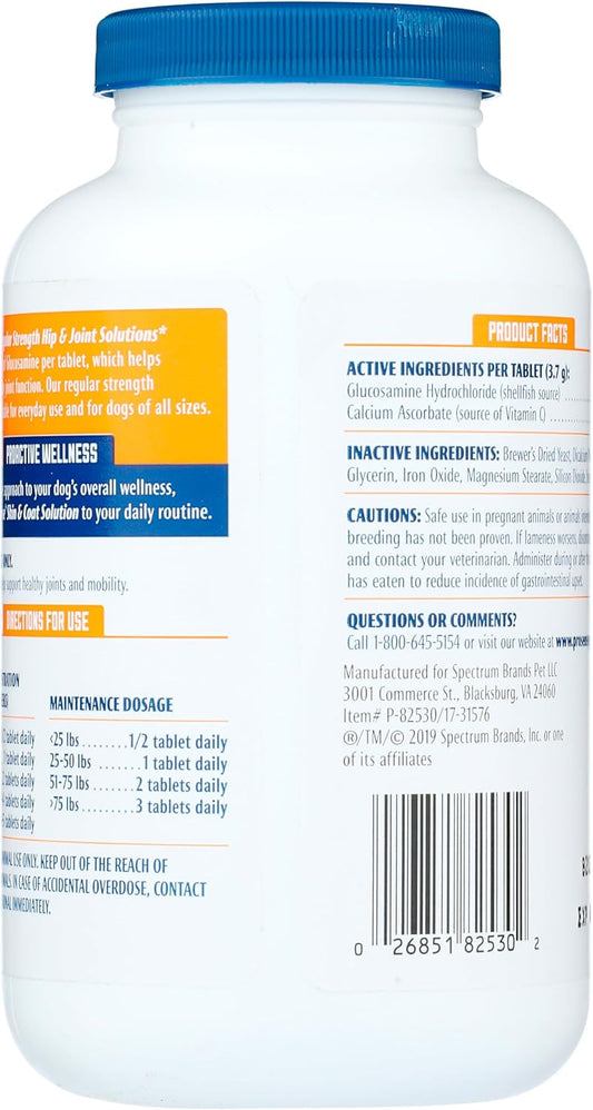 Prosense Pro-Sense Regular Strength Glucosamine Tablets For Dogs, 60 Ct