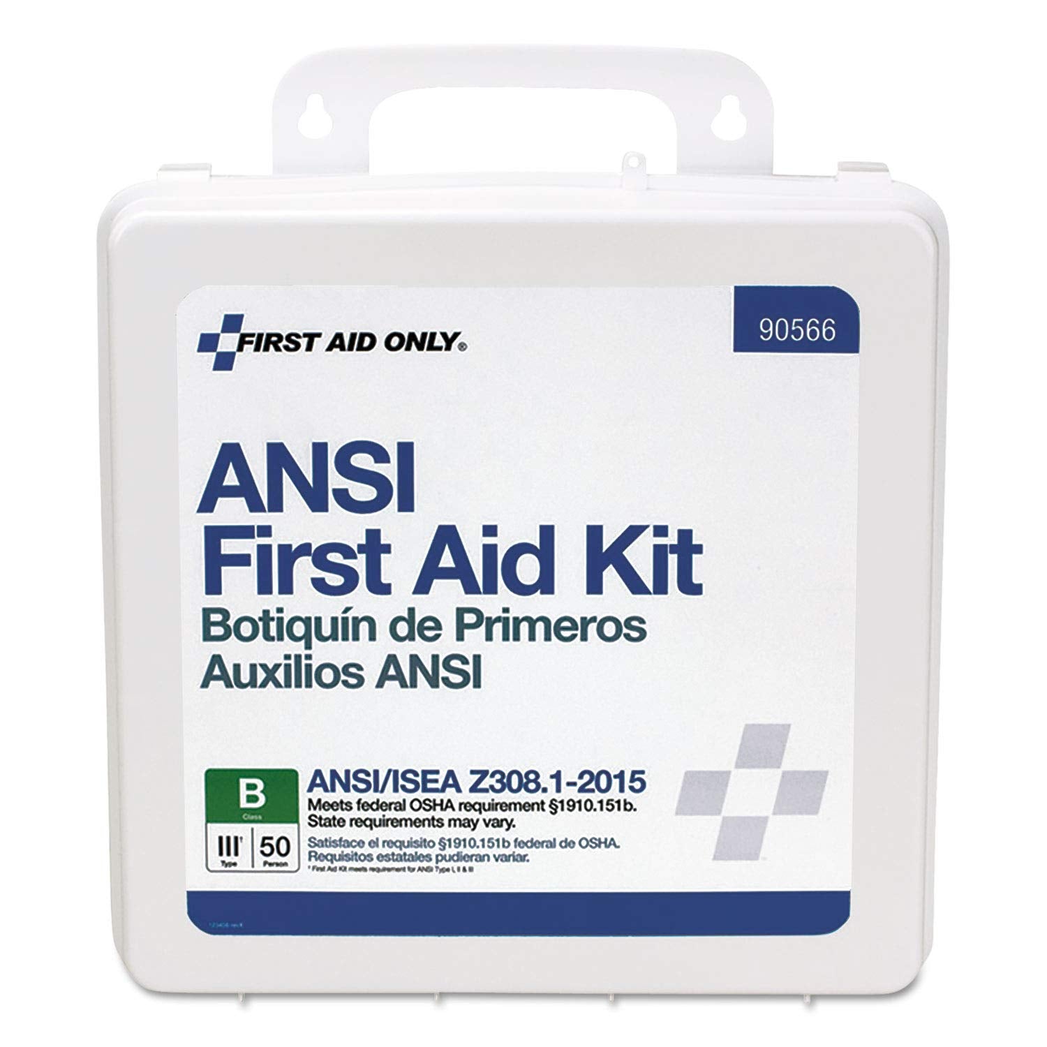 First Aid Only 90566 Ansi B 2015 And Osha Compliant First Aid Kit, 50-Person Emergency First Aid Kit For Business, Home, Car, And Worksites, 199 Pieces : Health & Household