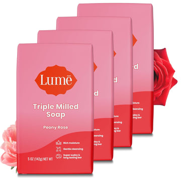 Lume Triple Milled Bar Soap - Rich Moisture & Gentle Cleansing - Paraben Free, Phthalate Free, Skin Safe - 5 Ounce (Toasted Coconut)