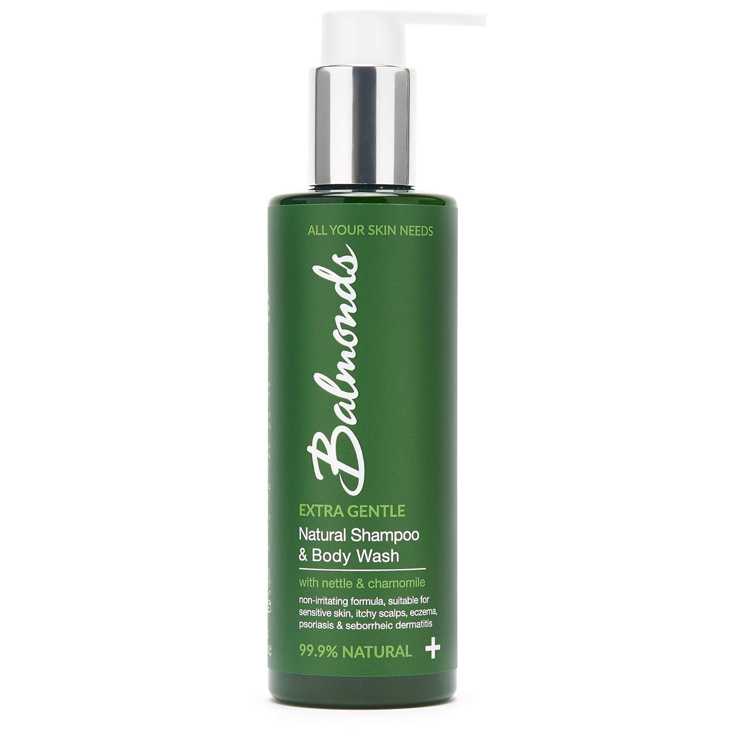 Balmonds Shampoo & Body Wash - 100% Natural Shampoo & Body Wash For Dry & Sensitive Skin, Soap Free Body Wash, Vegan & Cruetly Free (7.1 oz)