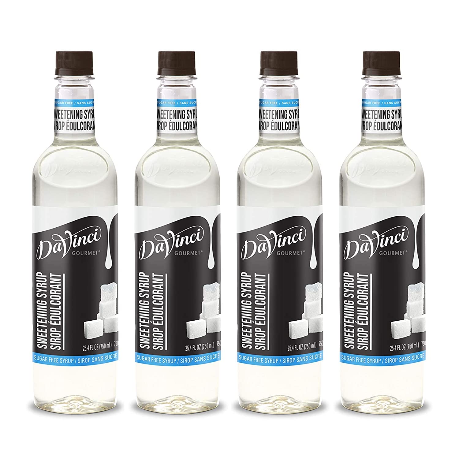 Davinci Gourmet Sugar-Free Sweetener Syrup, 25.40 Fl Oz (Pack Of 4)