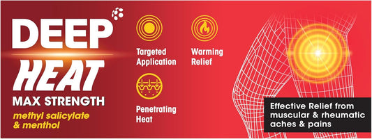 Deep Heat Maximum Strength, Pain Relief Cream For Muscular & Rheumatic Aches, Pain And Stiffness, 35 G (Pack Of 1)