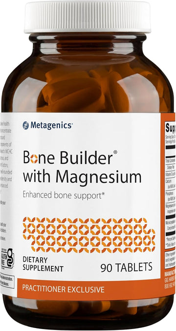 Metagenics Bone Builder With Magnesium - Bone Support Supplement* - Comprehensive Mineral Support* - With Calcium, Vitamin D & Magnesium - Non-Gmo - Gluten-Free - 90 Tablets