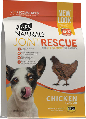 Ark Naturals Joint Rescue Dog Chew, Chicken Flavor, Joint Supplement With Glucosamine & Chondroitin, 1 Pack