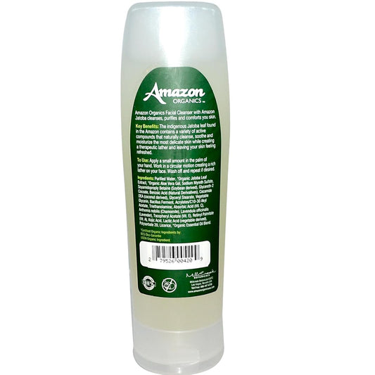 Mill Creek Amazon Organics Facial Cleanser (Natural & Organic) - 6 Fl. Oz/ 180 Ml : Beauty & Personal Care
