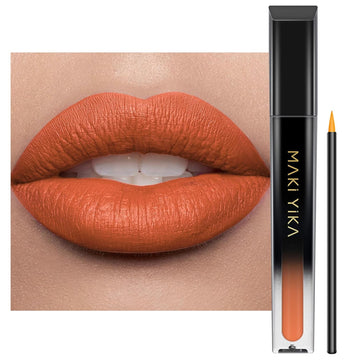 Maki Yika Red Lipstick Set For Women Color Stay Long Lasting Lipsticks Nude Red Pink Lipstick Transferproof Cruelty-Free Lip Color |Nude/Darkred/Hotpink