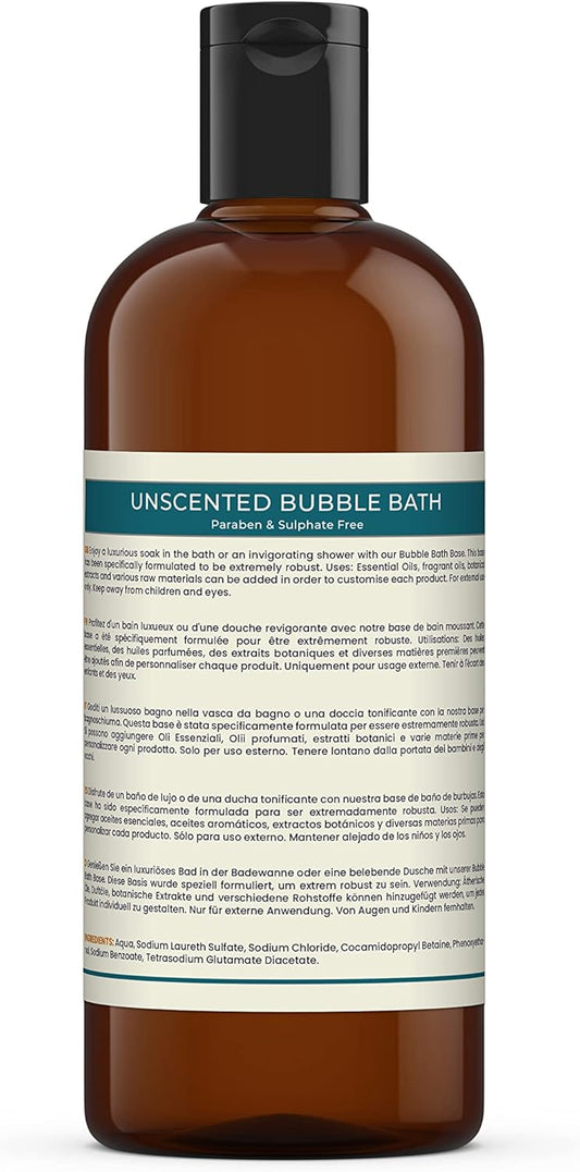 Bubble Bath Base - SLS & Paraben Free - 500g