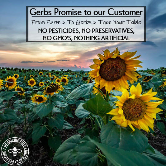 GERBS Raw Whole Sunflower Seeds 4 LBS. Resealable Bag | Top 14 Allergy Free | Healthy Superfood Snack | Crack shell eat Kernel | Grown in USA