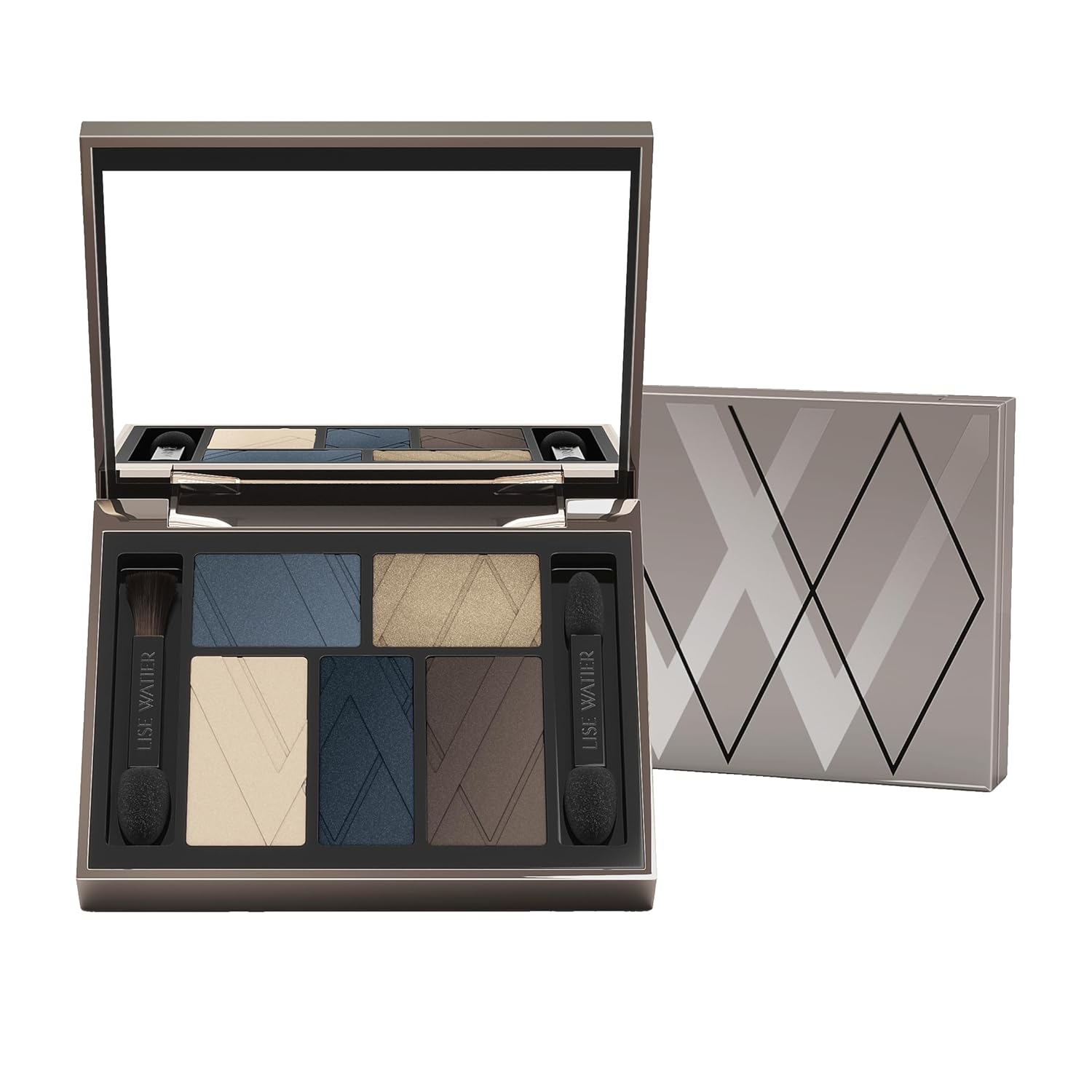 Lise Watier Dress Code 5-Colour Eyeshadow Palette, Prune-À-Porter, 0.21 Oz