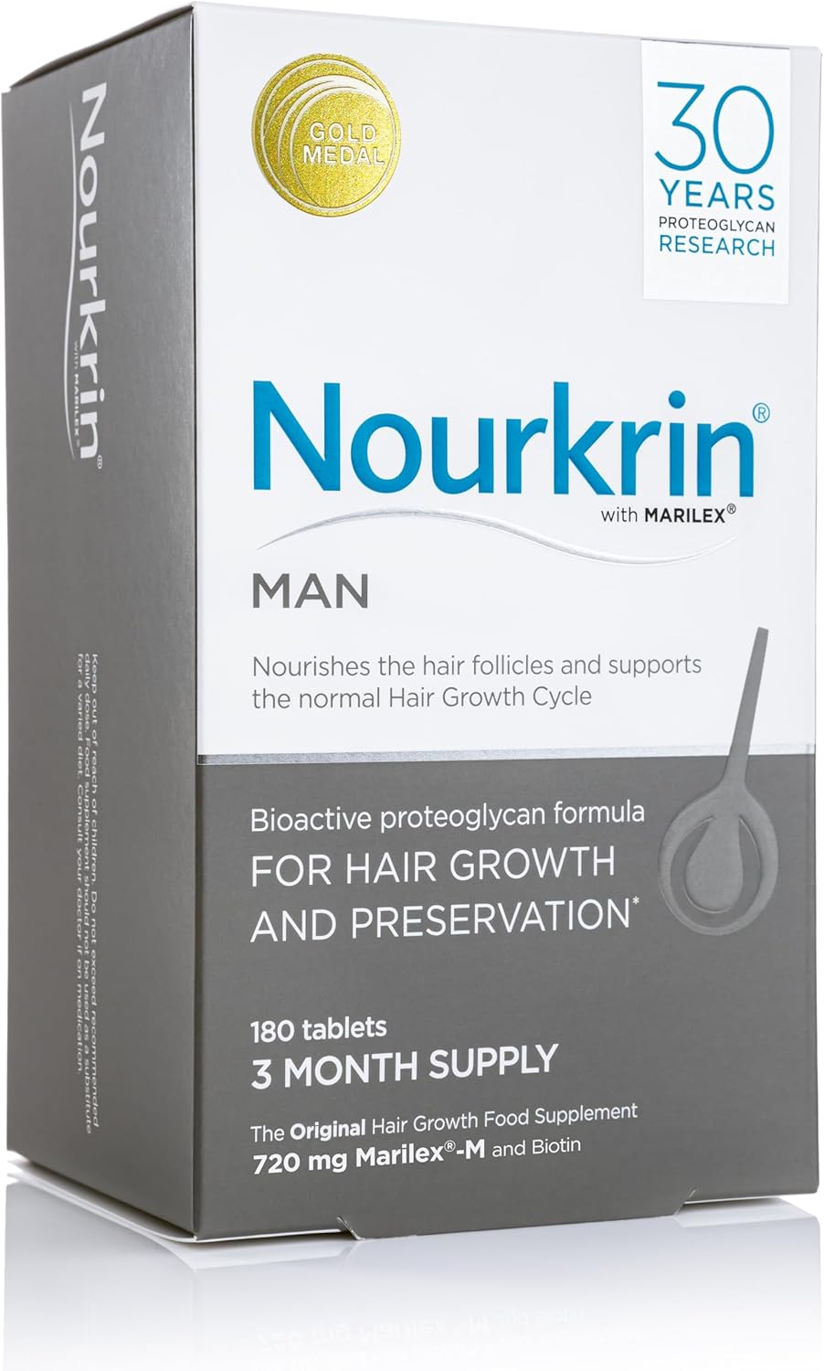 Nourkrin Man (3 Month Supply) Multicoloured, 180 Count