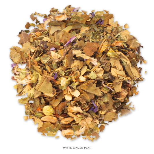 Tea Forte White Ginger Pear Loose Bulk Tea, 1 Pound Pouch, White Tea Makes 160-170 Cups