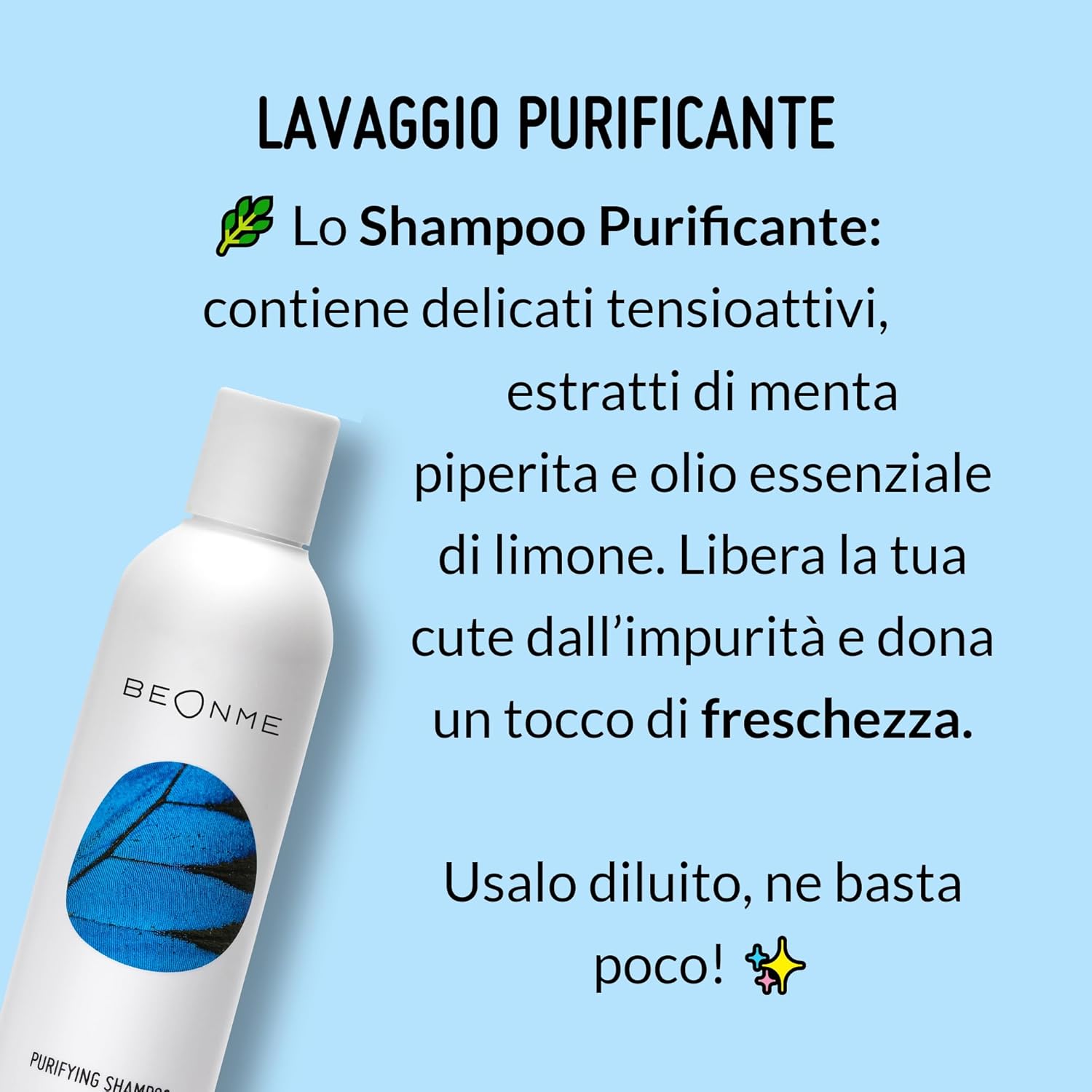BeOnMe: Hair Purifying Shampoo 200 ml