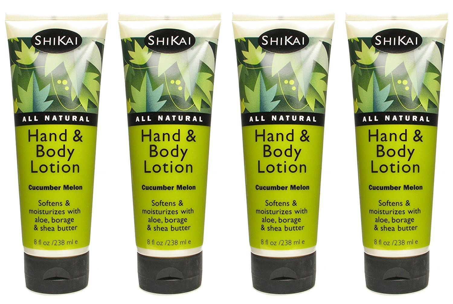 ShiKai Cucumber Melon Hand & Body Lotion (8oz, Pack of 4) | Daily Moisturizing Skincare for Dry and Cracked Hands | With Aloe Vera & Vitamin E : Beauty & Personal Care