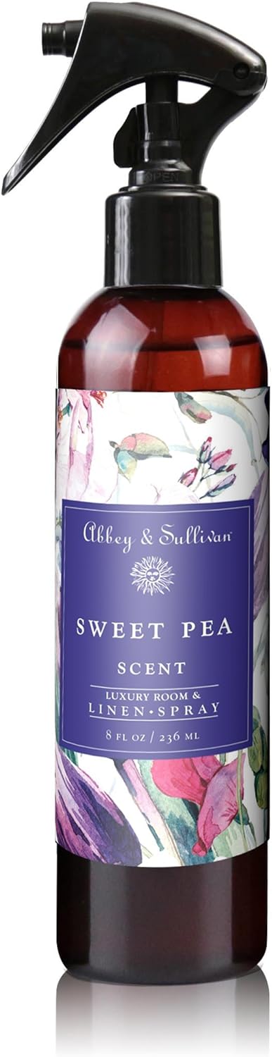 Abbey & Sullivan Linen Spray, Sweet Pea, 8 oz. : Health & Household