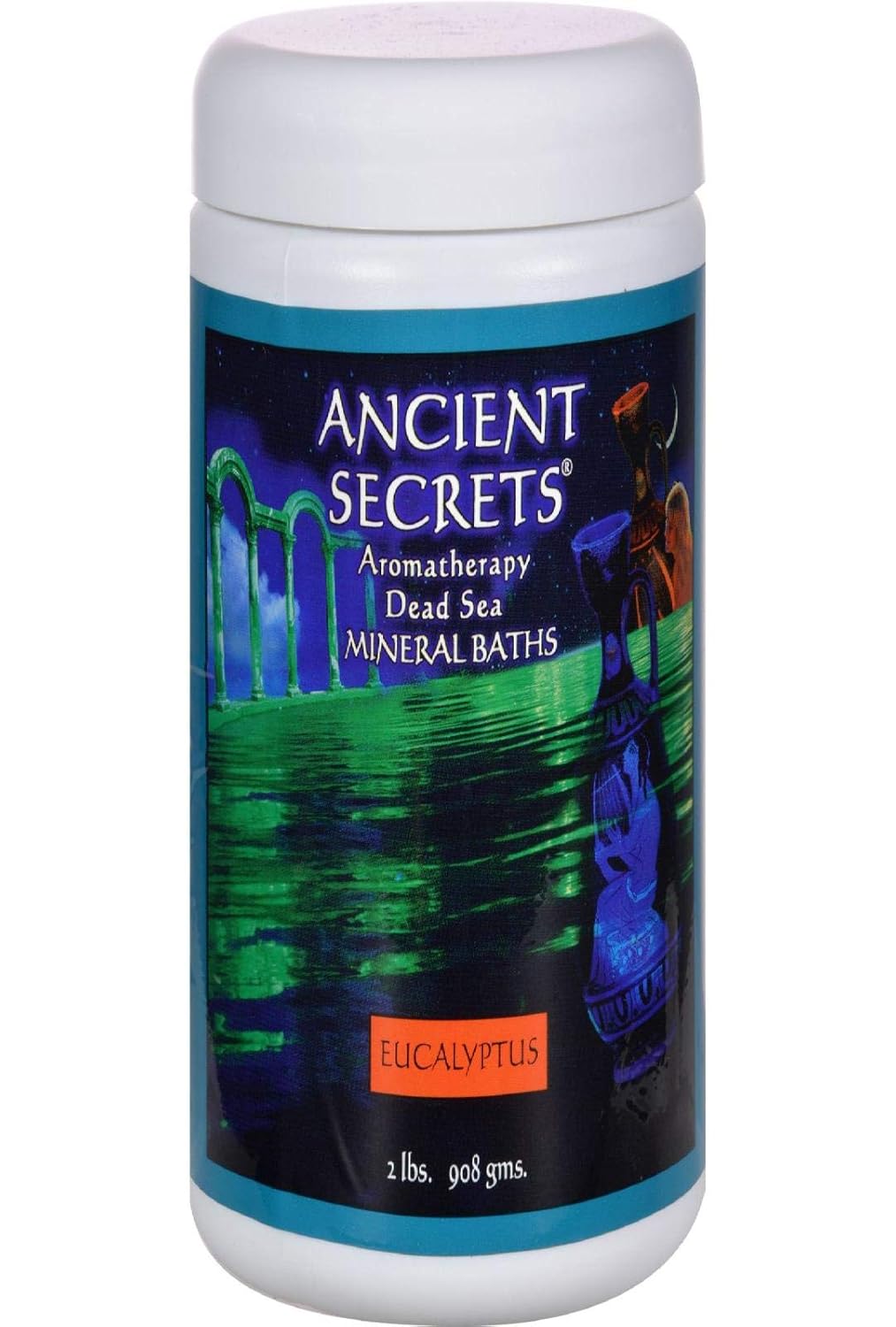 Ancient Secrets Dead Sea Bath Salts Eucalyptus, 2 Lbs Bath Salt