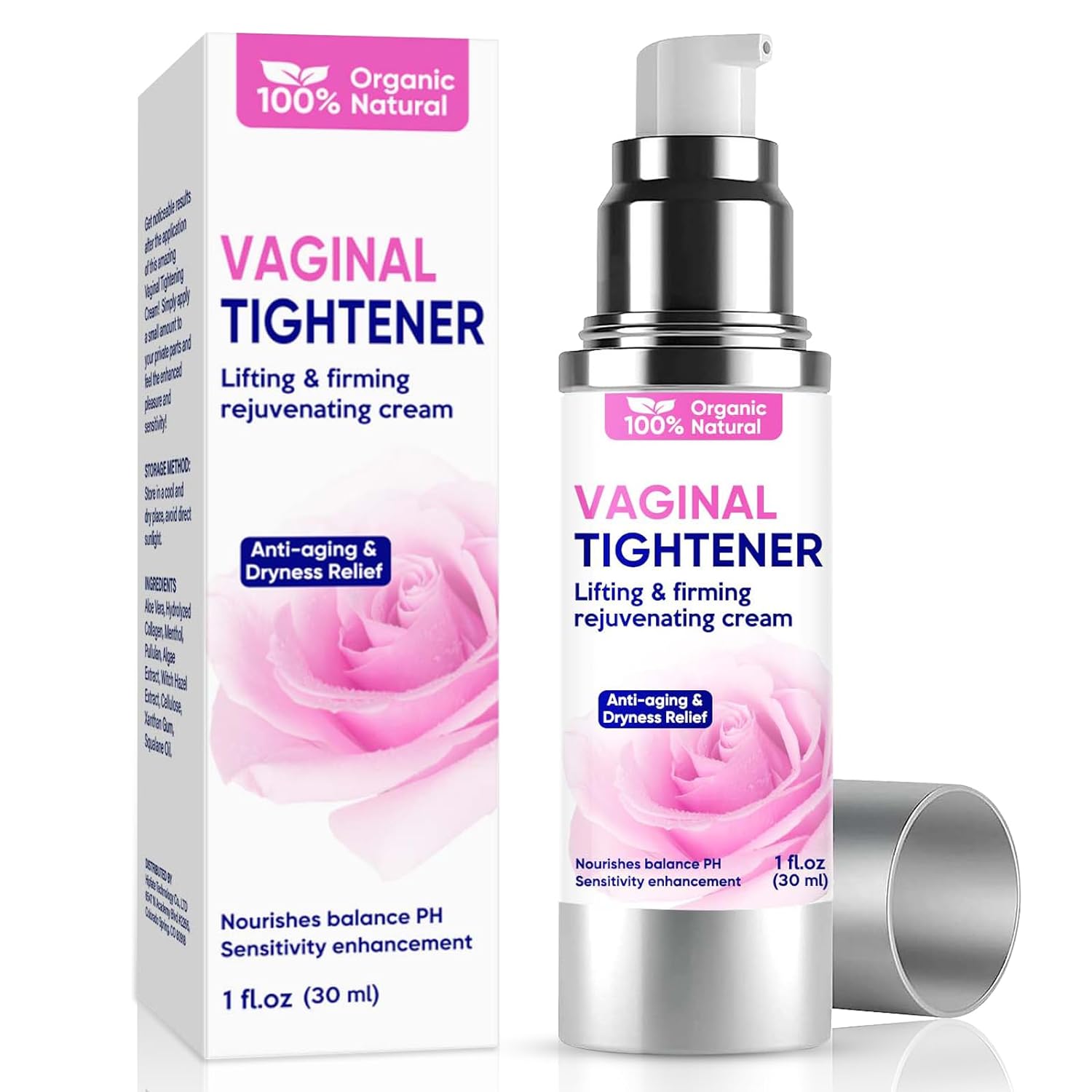 Vaginal Tightening Cream, Natural Fast-Acting Tightener and Improves Vagina Health