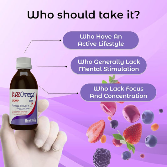 Healthaid Kidz Omega Liquid 200Ml