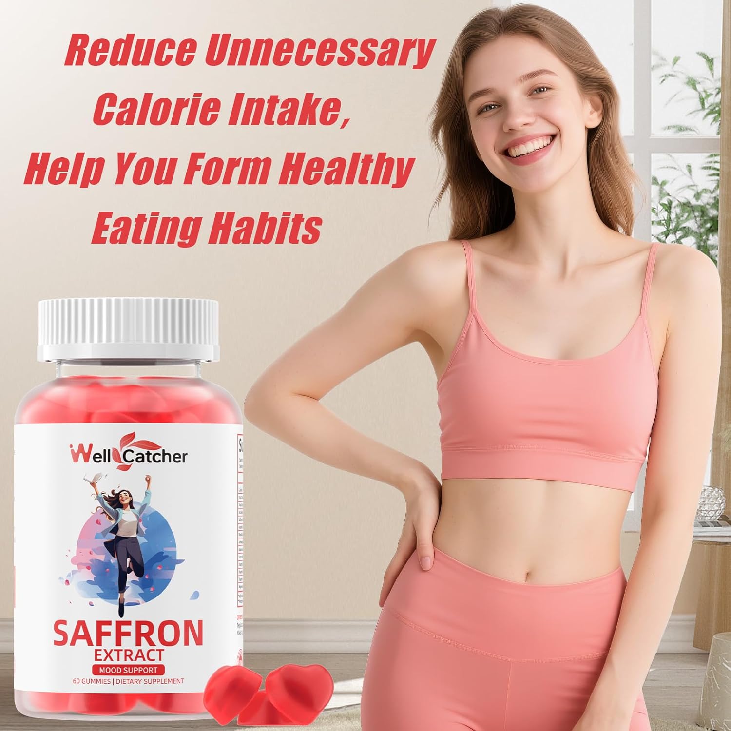 Buy Saffron Gummies For Adults Kids - Organic Saffron Extract Supplement For Men Women Sugar Free For Mood Balance Support Better Sleep Metabolism With Vitamins Non Gmo Strawberry Flavored 30 Days Supply On  Free Shipping On Qualified Orders