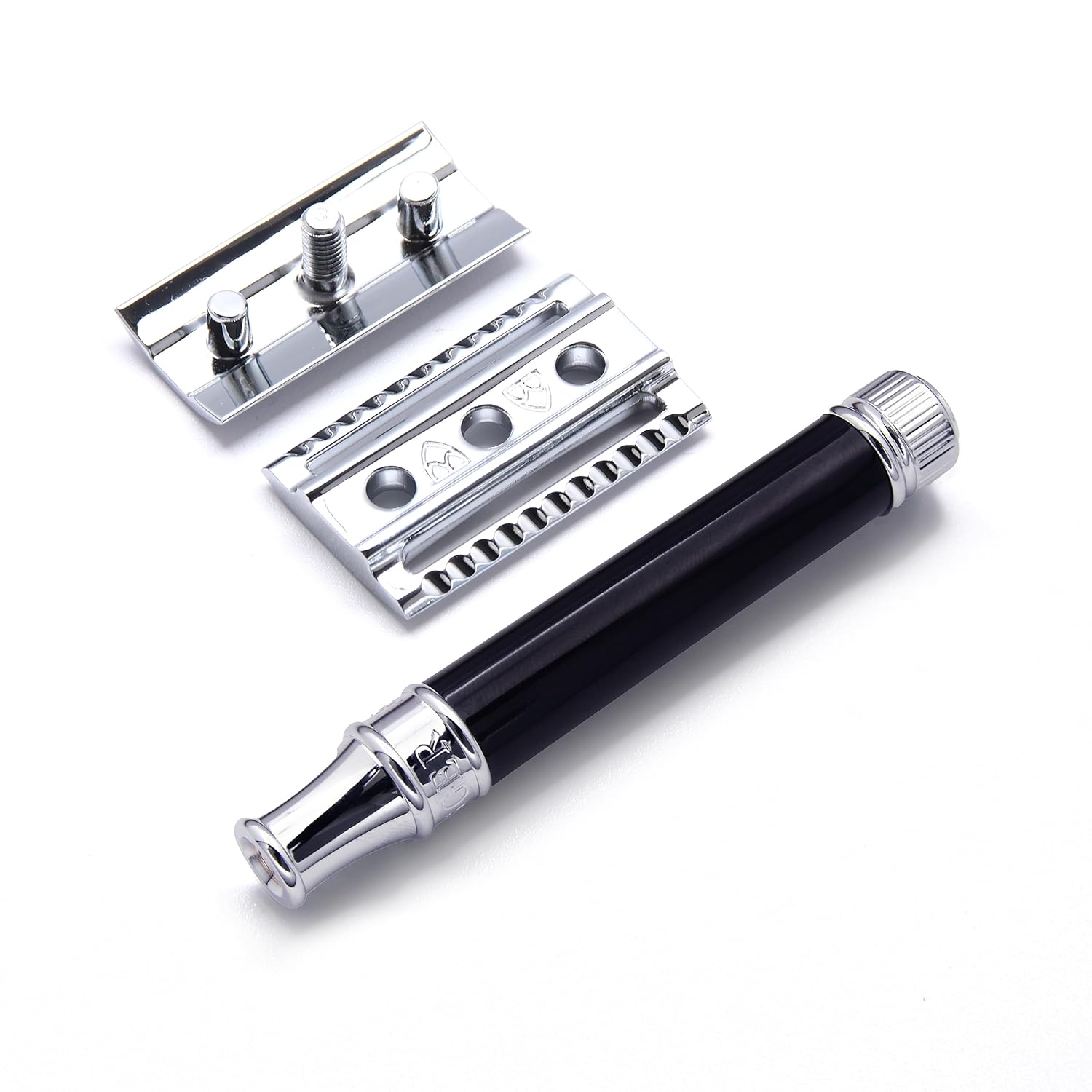 Edwin Jagger De89Bl Chrome Reusable Classic Double Edge Safety Razor For Men : Beauty & Personal Care