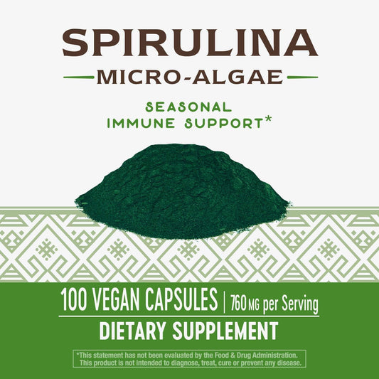 Nature's Way Spirulina Micro-Algae, 760 mg per serving