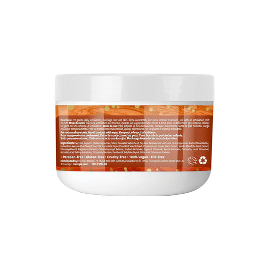 Hempz Limited Edition Pumpkin Spice & Vanilla Chai Sugar Body Scrub 4 Oz