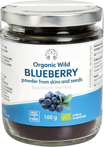 Loov Organic Wild Cranberry Powder, 100% Whole Organic Cranberry Fruit, Freeze Dried And Powdered Wild Nordic Unsweetened Cranberries, 91 G No Added Sugar