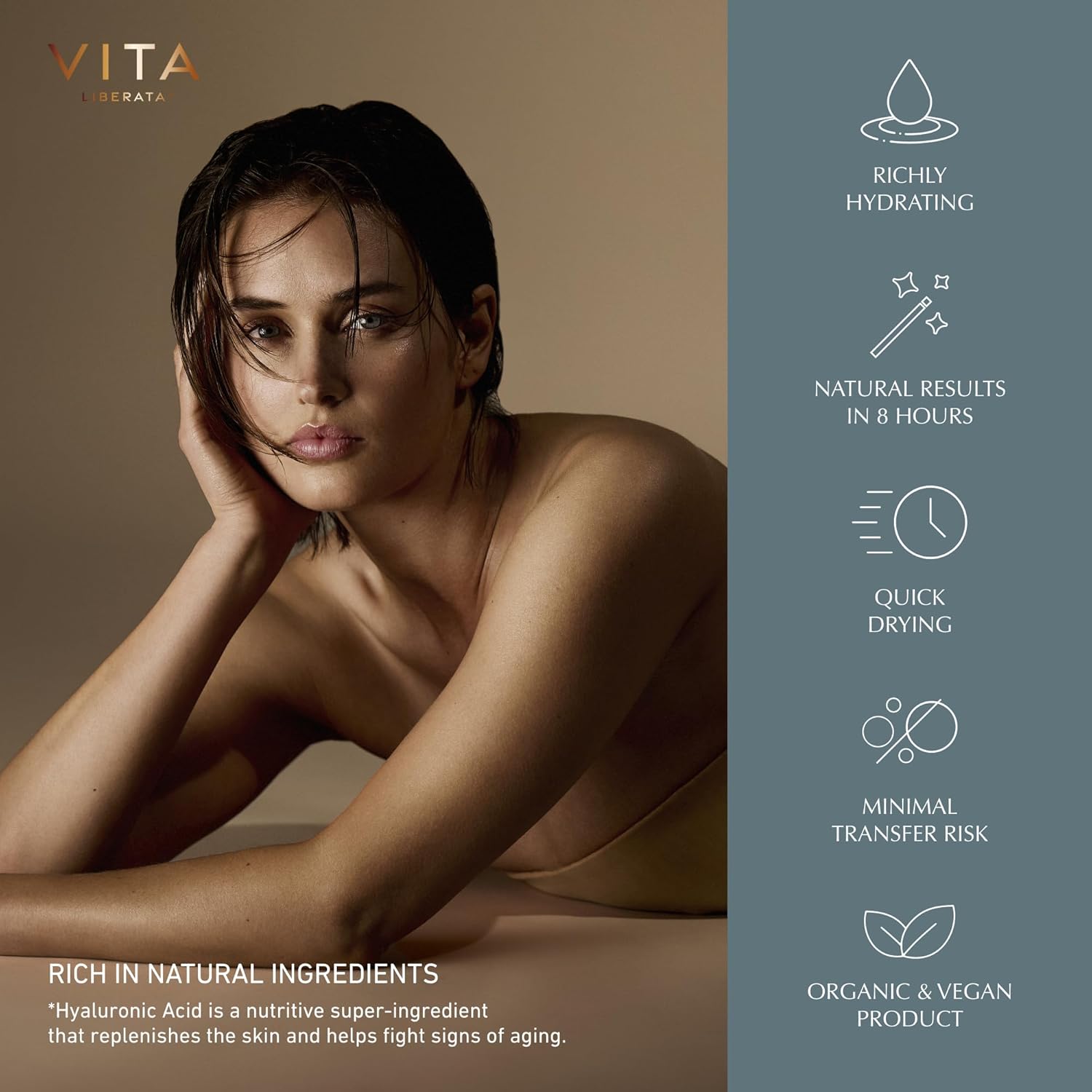 VITA LIBERATA, Tinted Tanning Mousse Medium 200ml & Mitt Bundle, Fast Drying Formula, Tinted for even & streak-free application, Natural & Organic Ingredients, Tanning Mitt for Flawless Application : Amazon.co.uk: Beauty