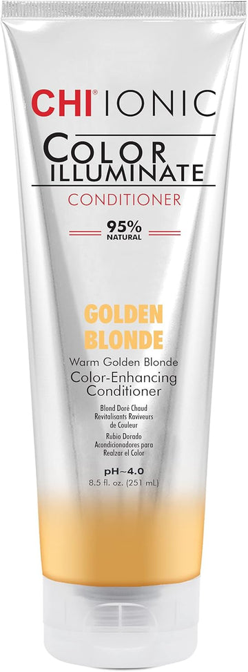 Chi Ionic Color Illuminate Conditioner, Teal Blue, Color Enhancing Conditioner, 251 Ml