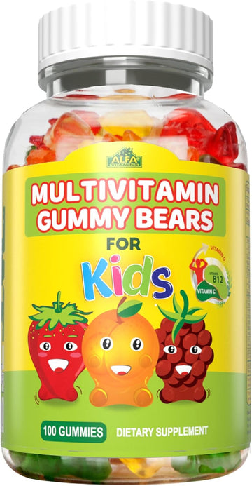 Alfa Vitmains Gummy Bears, 100 Count