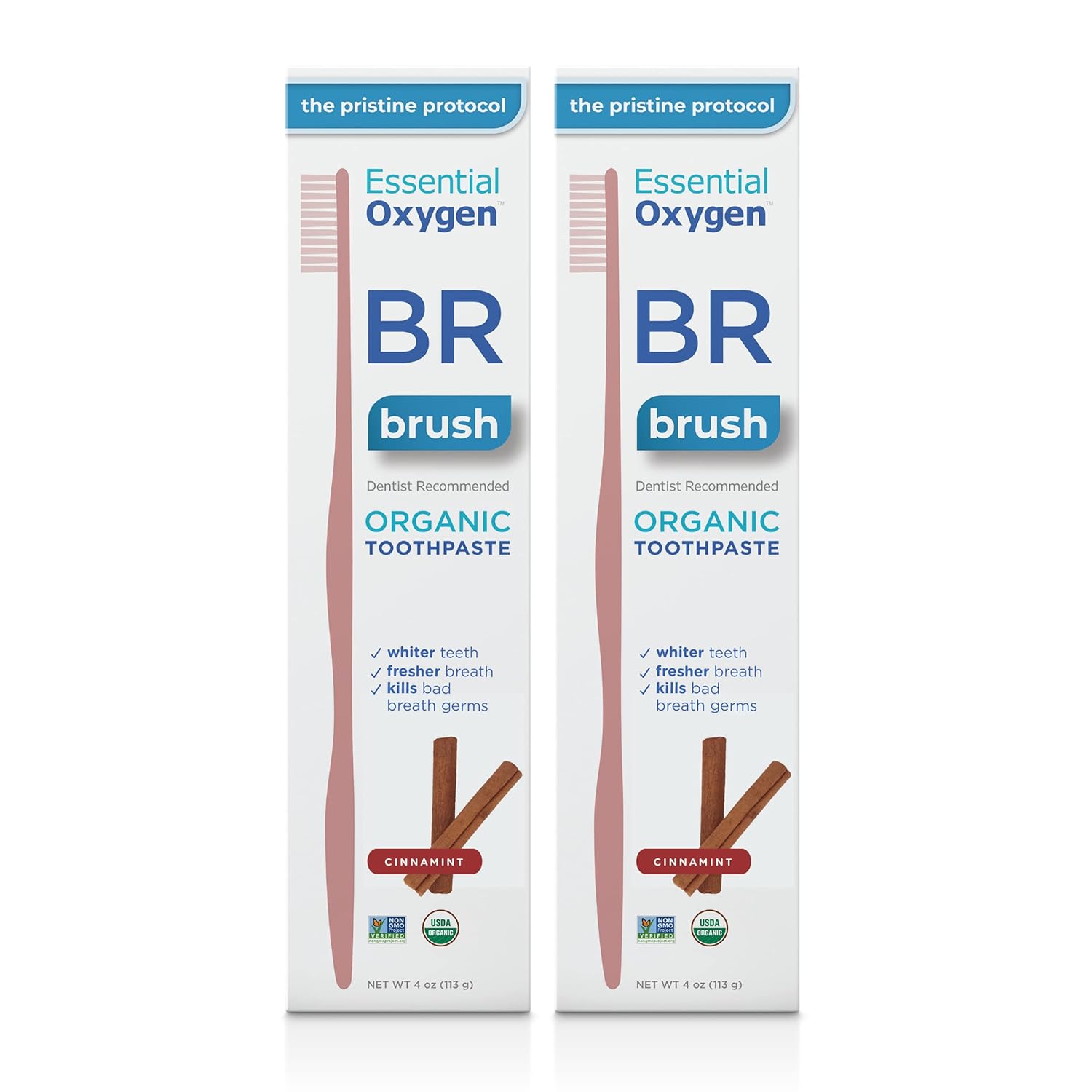 BR Organic Low Abrasion Toothpaste Cinnamint