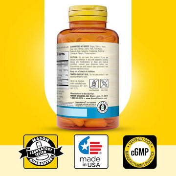 Mason Natural Glucosamine Chondroitin 1500/1200 With Vitamin C, Supports Joint Health For Normal Flexibility & Mobility*, 280 Capsules, 3 Month Supply