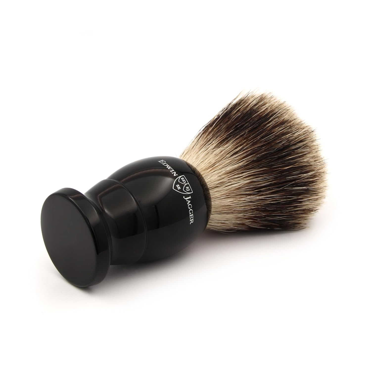Edwin Jagger Medium Best Badger English Shaving Brush (Imitation Ebony) : Beauty & Personal Care