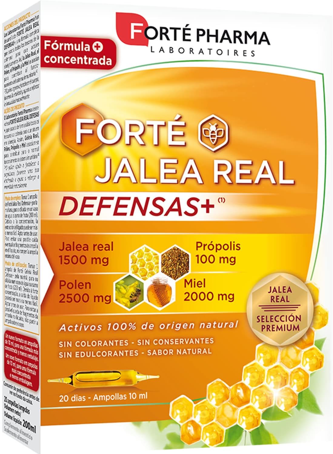 Forté Pharma Jalea Real Defensas+ 15Ml - 20 Ampollas