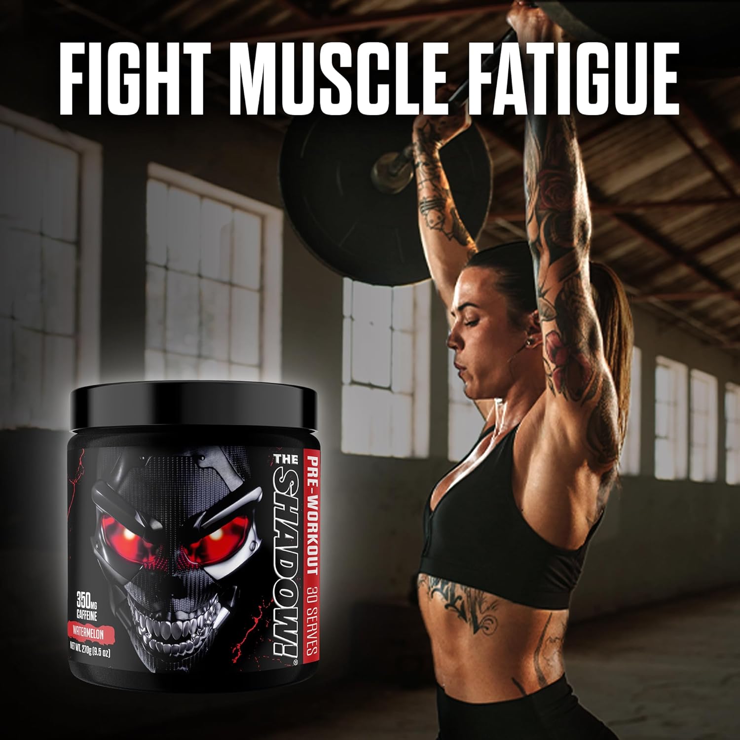 Jnx Sports The Shadow! 350Mg Of Caffeine Hard Core Preworkout - Fruit Punch 30 Servings | Electric Energy, Mental Focus & Superhuman Strength For Men & Women : Health & Household