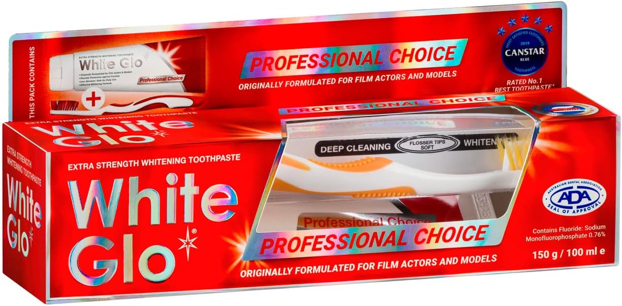 White Glo Professional Choice Extra Strength Whitening Toothpaste